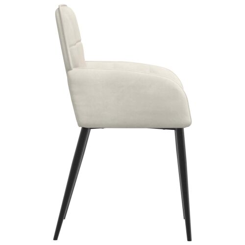 Trpezarijske stolice 2 kom. Baršun Krem 57 x 50 x 85 cm - Krem 2 Cijena