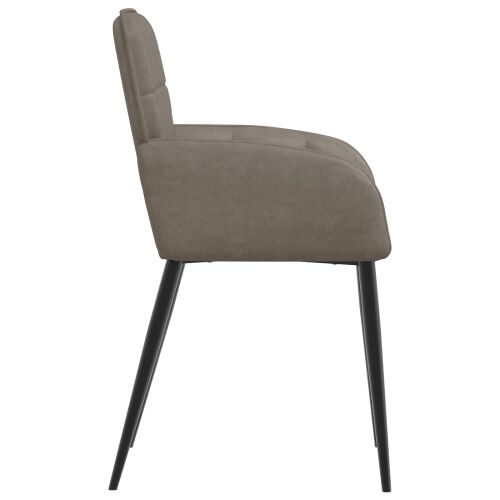 Trpezarijske stolice 2 kom. Umjetna koža Siva 57 x 50 x 85 cm - Siva 2 Cijena