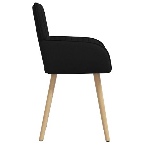 Trpezarijske stolice 2 kom. Tkanina Crna 56,5 x 50 x 87,5 cm - Crna 2 Cijena