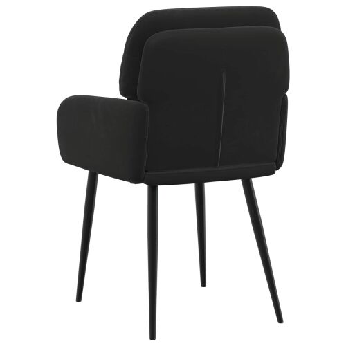 Trpezarijske stolice 2 kom. Baršun Crna 59 x 59,5 x 90 cm - Crna 2 Cijena