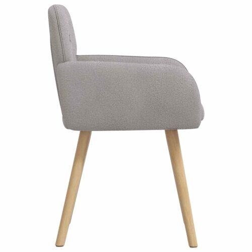 Trpezarijske stolice 2 kom. Bouclé Svjetlosiva 59 x 57 x 85 cm - Svjetlosiva 2 Cijena