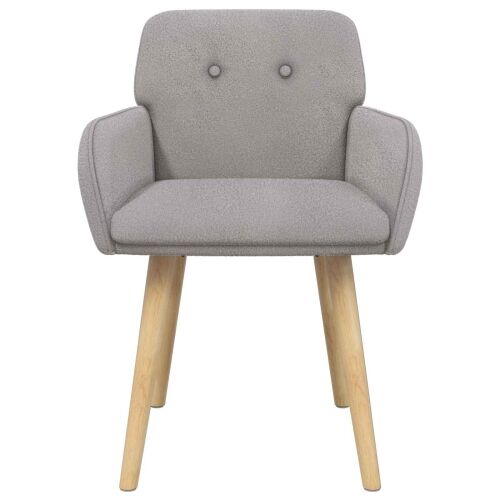 Trpezarijske stolice 2 kom. Bouclé Svjetlosiva 59 x 57 x 85 cm - Svjetlosiva 2 Cijena