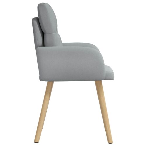 Trpezarijske stolice 2 kom. Tkanina Svjetlosiva 60 x 56 x 96 cm - Svjetlosiva 2 Cijena