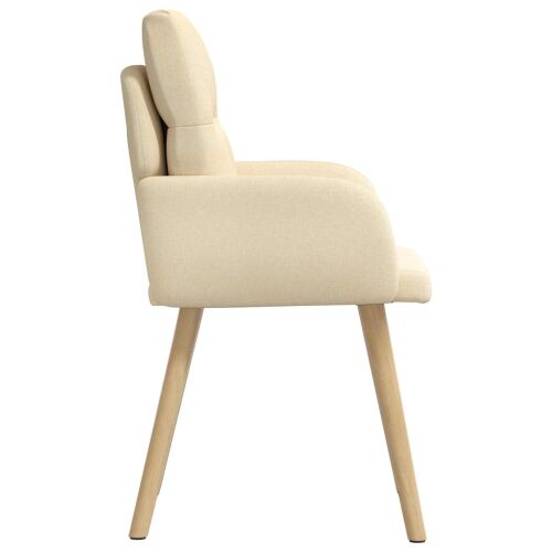Trpezarijske stolice 2 kom. Tkanina Krem 60 x 56 x 96 cm - Krem 2 Cijena