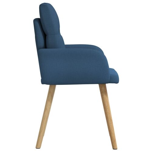 Trpezarijske stolice 2 kom. Tkanina Plava 60 x 56 x 96 cm - Plava 2 Cijena