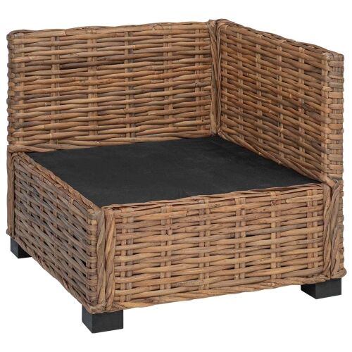 Kutna sofa s jastucima GENDT Prirodni ratan Prirodna - Prirodna Cijena