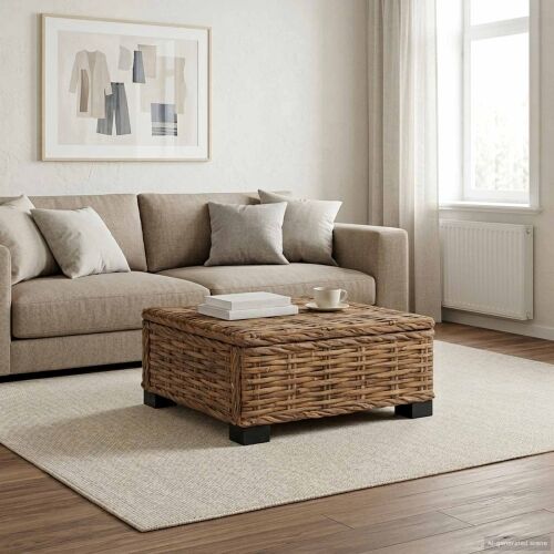 Stolić za kavu GENDT Prirodni ratan Prirodna 67 x 60 x 30 cm - Prirodna Cijena