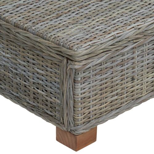 Stolić za kavu GENDT Prirodni ratan Kubu siva 67 x 60 x 30 cm - Kubu siva Cijena