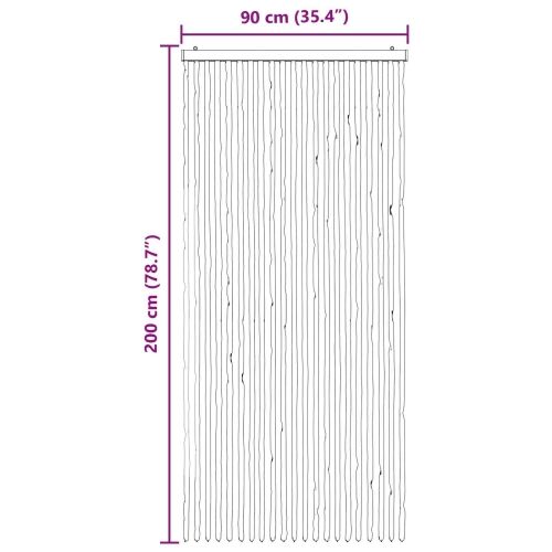 Zavjesa protiv insekata Chenille Svijetlo siva i bijela. - Svijetlo siva i bijela (dvostripa) 90 x 200 cm Cijena