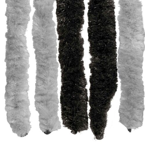 Zavjesa protiv insekata Chenille Siva i crna 56 x 200 cm - Siva i crna (dvostripa) 56 x 200 cm Cijena