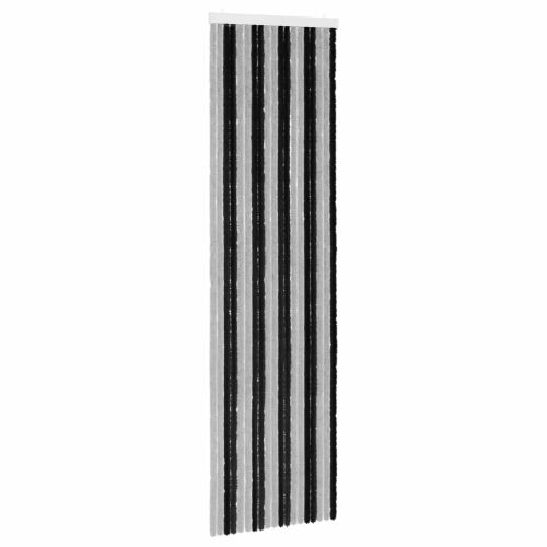 Zavjesa protiv insekata Chenille Siva i crna 56 x 200 cm - Siva i crna (dvostripa) 56 x 200 cm Cijena