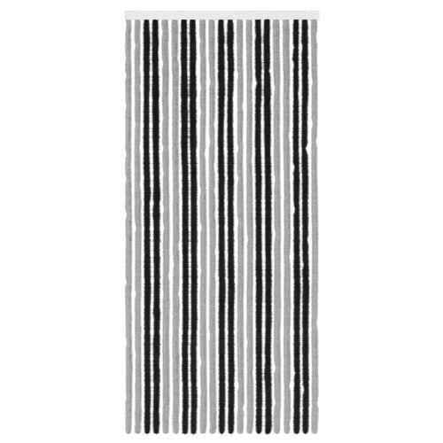 Zavjesa protiv insekata Chenille Siva i crna 90 x 200 cm - Siva i crna (dvostripa) 90 x 200 cm Cijena