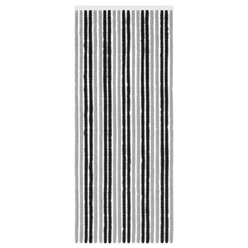 Zavjesa protiv insekata Chenille Siva i crna 90 x 220 cm - Siva i crna (dvostripa) 90 x 220 cm Cijena