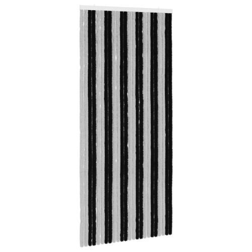 Zavjesa protiv insekata Chenille Siva i crna 100 x 220 cm - Siva i crna (dvostripa) 100 x 220 cm Cijena