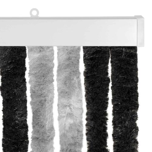 Zavjesa protiv insekata Chenille Siva i crna 100 x 220 cm - Siva i crna (dvostripa) 100 x 220 cm Cijena