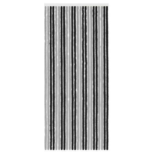 Zavjesa protiv insekata Chenille Siva i crna 100 x 230 cm - Siva i crna (dvostripa) 100 x 230 cm Cijena