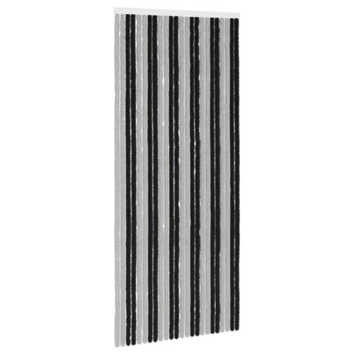 Zavjesa protiv insekata Chenille Siva i crna 100 x 230 cm - Siva i crna (dvostripa) 100 x 230 cm Cijena