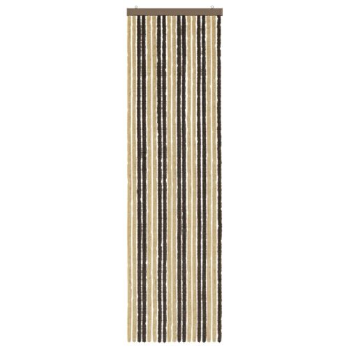 Zavjesa protiv insekata Chenille Tamno smeđa i bež 56 x 200 cm - Tamno smeđa i bež (dvostripa) 56 x 200 cm Cijena