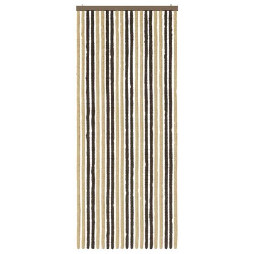 Zavjesa protiv insekata Chenille Tamno smeđa i bež 90 x 220 cm - Tamno smeđa i bež (dvostripa) 90 x 220 cm Cijena