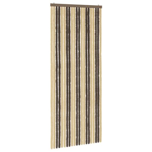 Zavjesa protiv insekata Chenille Tamno smeđa i bež 90 x 220 cm - Tamno smeđa i bež (dvostripa) 90 x 220 cm Cijena