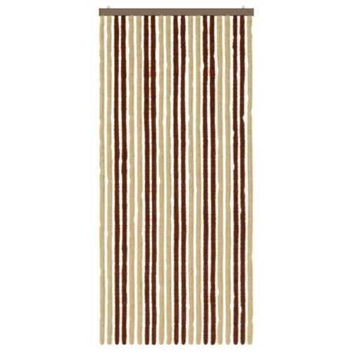 Zavjesa protiv insekata Chenille Smeđa i bež 90 x 200 cm - Smeđa i bež (dvostripa) 90 x 200 cm Cijena