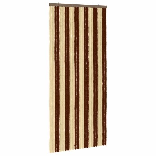 Zavjesa protiv insekata Chenille Smeđa i bež 100 x 220 cm - Smeđa i bež (dvostripa) 100 x 220 cm Cijena