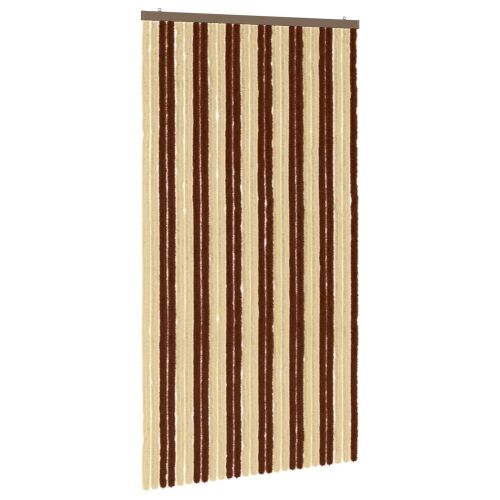 Zavjesa protiv insekata Chenille Smeđa i bež 118 x 220 cm - Smeđa i bež (dvostripa) 118 x 220 cm Cijena