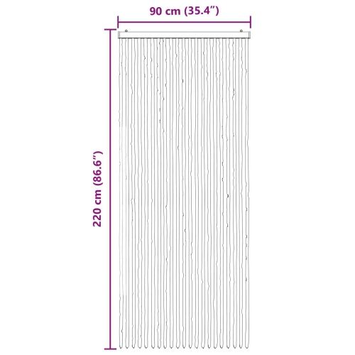 Zavjesa protiv insekata Chenille Siva i bijela 90 x 220 cm - Siva i bijela (dvostripa) 90 x 220 cm Cijena