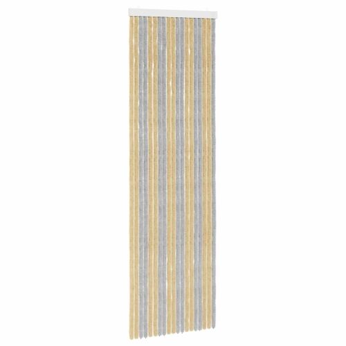 Zavjesa protiv insekata Chenille Siva i bež 56 x 185 cm 100% PP - Siva i bež (dvostripa) 56 x 185 cm Cijena