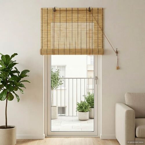 Rolo zavjesa Prirodna 60 x 220 cm Trska - Prirodna 60 x 220 cm Cijena