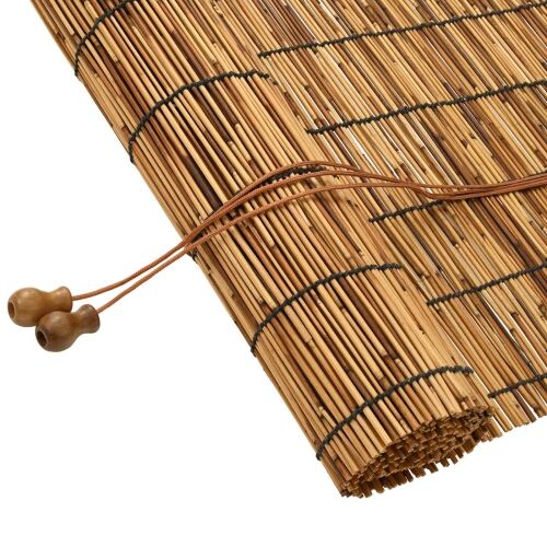 Rolo zavjesa Smeđa 80 x 220 cm Trska - Smeđa 80 x 220 cm Cijena