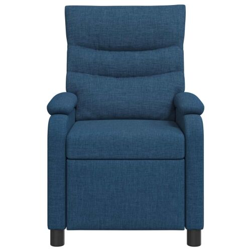 Fotelja s nagibom Plava Tkanina - Plava bez funkcije masaže Cijena