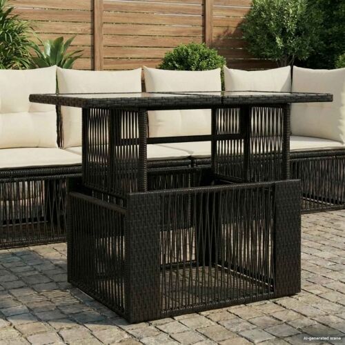 Stol za podizanje u vrtu Crna 100 x 55 x 37 cm - Crna Cijena