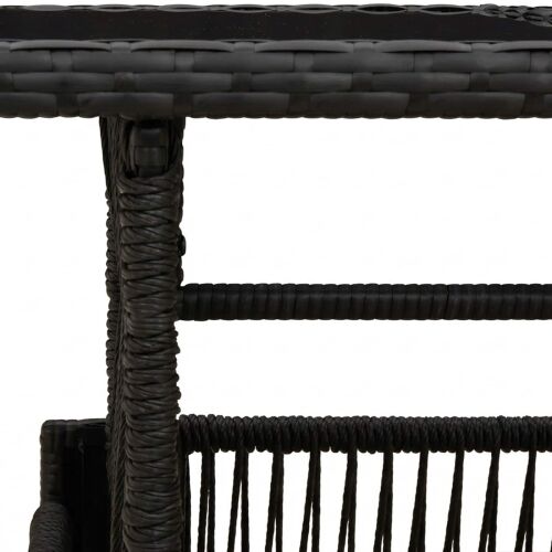 Stol za podizanje u vrtu Crna 100 x 55 x 37 cm - Crna Cijena