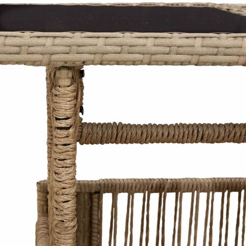 Stol za podizanje u vrtu Bež 100 x 55 x 37 cm - Bež Cijena