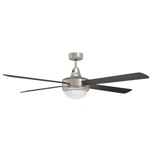 Ventilator za strop s svjetlom i daljinskim upravljačem - Tamno smeđa 130 cm s 4 krila Cijena