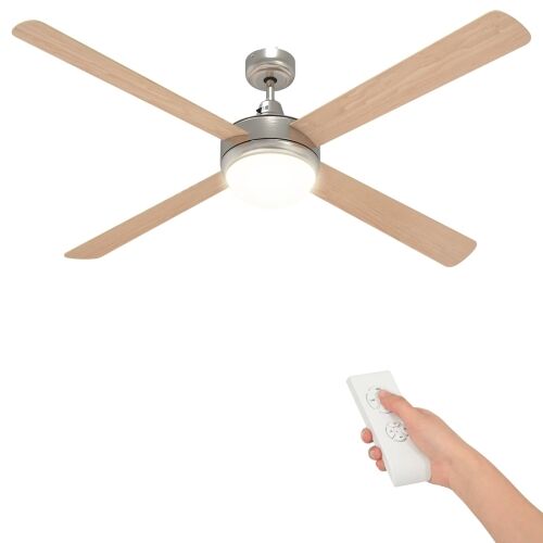 Ventilator za strop s svjetlom i daljinskim upravljačem Sonoma - Sonoma 130 cm s 4 krila Cijena