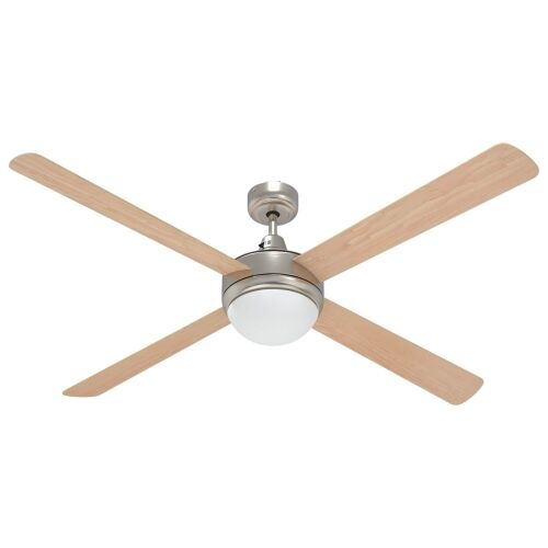 Ventilator za strop s svjetlom i daljinskim upravljačem Sonoma - Sonoma 130 cm s 4 krila Cijena
