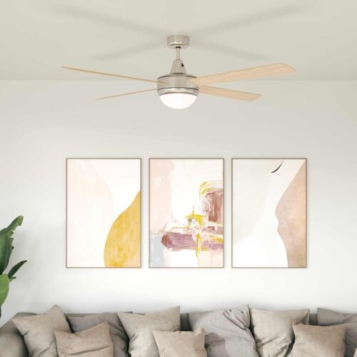 Ventilator za strop s svjetlom i daljinskim upravljačem Sonoma - Sonoma 130 cm s 4 krila Cijena