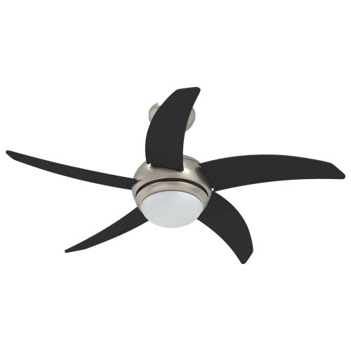 Stropni ventilator sa svjetlom i daljinskim upravljačem - Crna 110 cm s 5 lopatica Cijena