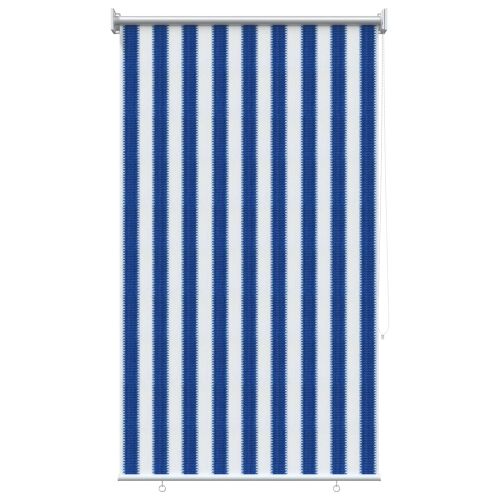 Vanjska roleta 90% blokada UV zraka Plava i bijela pruga HDPE - Plava i bijela pruga 100 x 140 cm Cijena