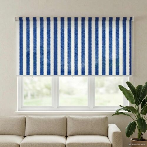 Vanjska roleta 90% blokada UV zraka Plava i bijela pruga HDPE - Plava i bijela pruga 140 x 140 cm Cijena