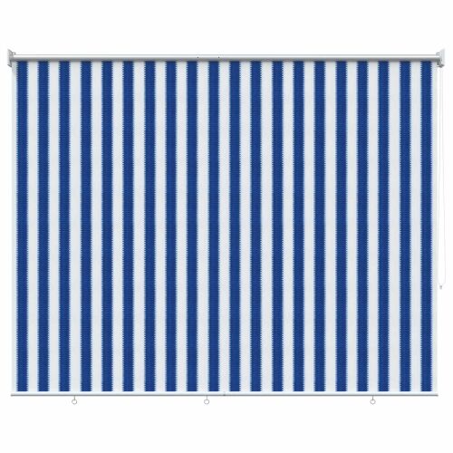 Vanjska roleta 90% blokada UV zraka Plava i bijela pruga HDPE - Plava i bijela pruga 140 x 230 cm Cijena
