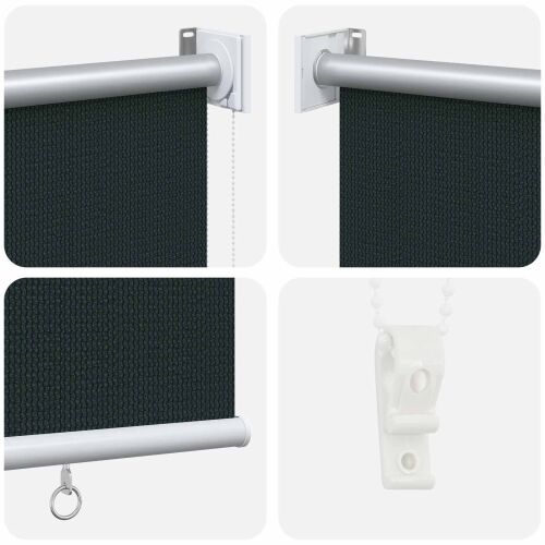 Vanjska roleta 90% blokada UV zraka Tamnozelena 160 x 140 cm - Tamnozelena 160 x 140 cm Cijena