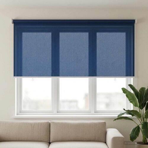 Vanjska roleta 90% blokada UV zraka Plava 140 x 140 cm HDPE - Plava 140 x 140 cm Cijena