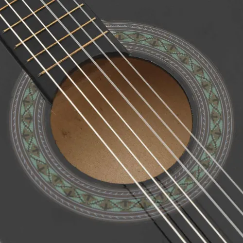 Klasična gitara za početnike i djecu crna 1/2 34 - Crna 1/2 34 Cijena
