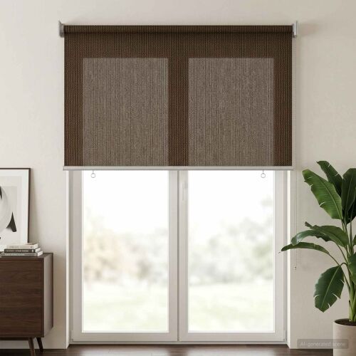 Vanjska roleta 90% blokada UV zraka Smeđa 120 x 230 cm HDPE - Smeđa 120 x 230 cm Cijena