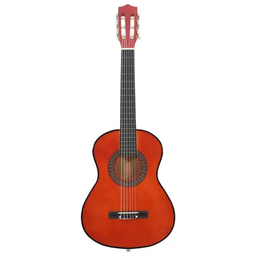 Klasična gitara za početnike i djecu 1/2 34 ” od drva lipe - Tamno smeđa 1/2 34 Cijena