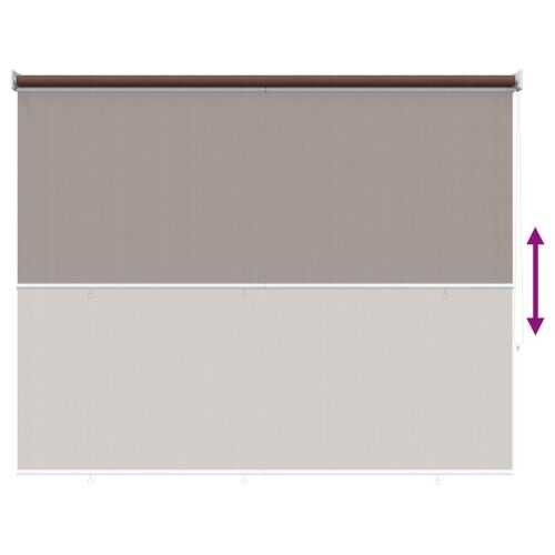 Vanjska roleta 90% blokada UV zraka Sivosmeđa 220 x 140 cm HDPE - Sivosmeđa 220 x 140 cm Cijena