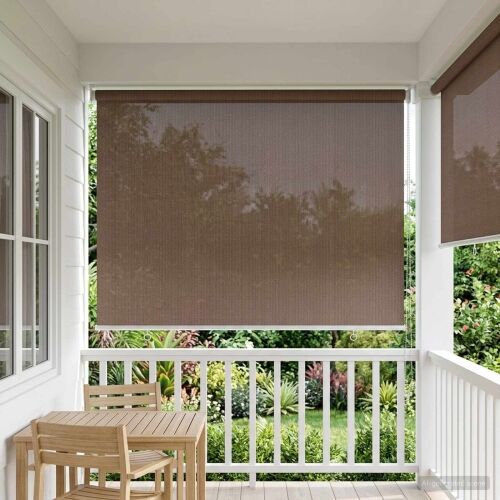 Vanjska roleta 90% blokada UV zraka Sivosmeđa 60 x 230 cm HDPE - Sivosmeđa 60 x 230 cm Cijena